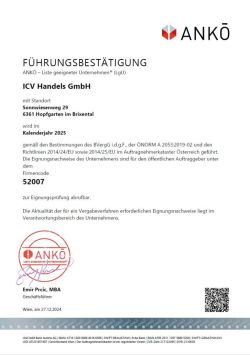 ANKÖ Führungsbestätigung